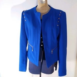 🥂5/$15🥂 Studded cobalt blazer M LAST CHANCE SALE!
